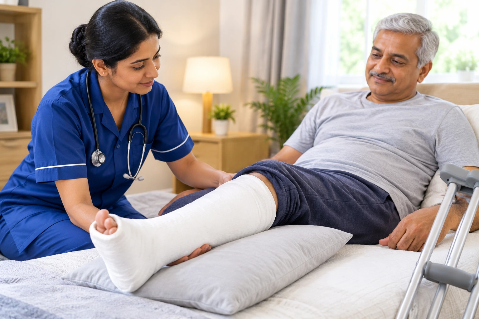 Fracture Recovery Care at Home